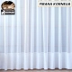 Firana na wymiar - długa, do salonu - z delikatnym dołem - KORNELIA
